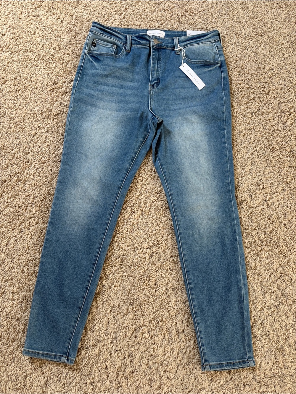 KanCan Hi Rise Ankle Skinny Size 31 Regular Denim Blue Jeans